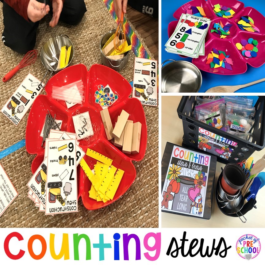 Counting Stews and Brews - a fun counting game for preschool, pre-k, and kindergarten