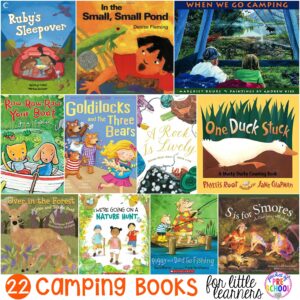 Camping Books for Little Learners - Pocket of Preschool