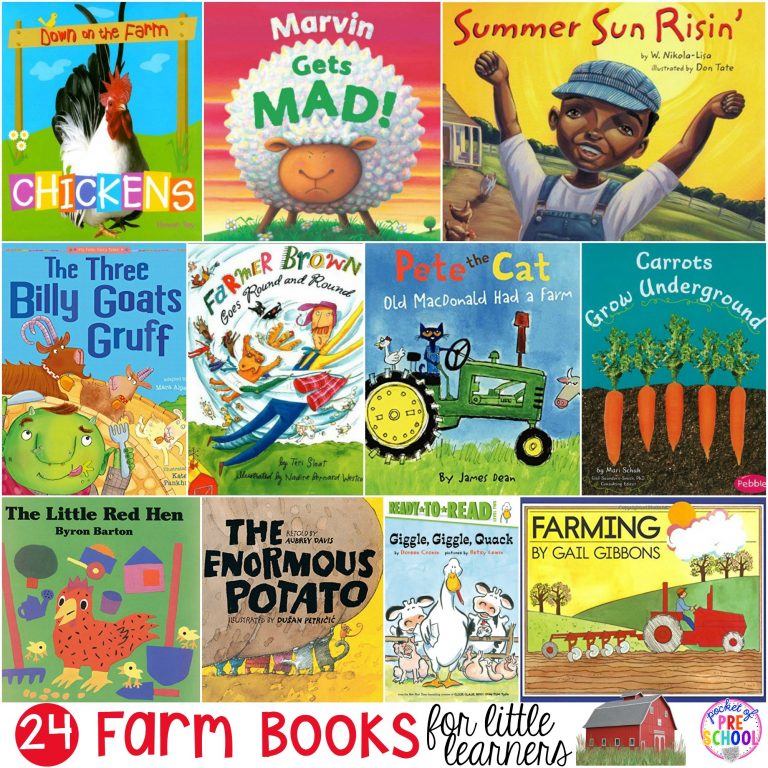 24 Farm Books for Little Learners