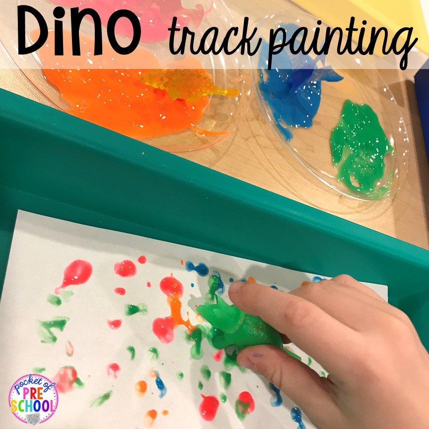 dinosaur theme preschool dramatic play