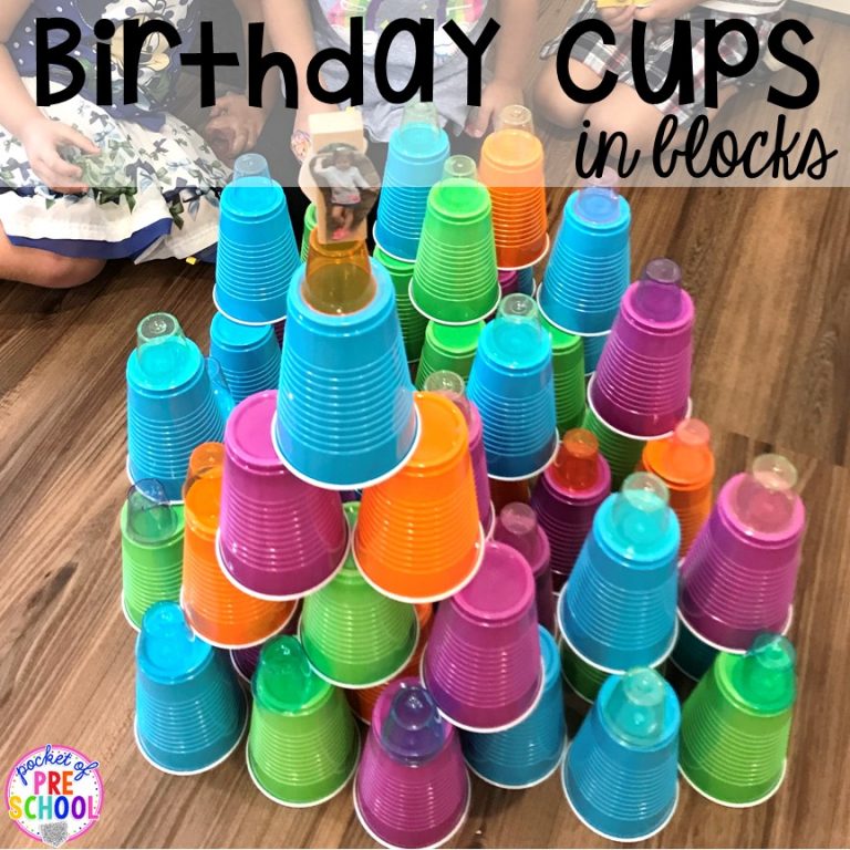 Birthday Themed Centers & Activities For Little Learners - Pocket Of ...