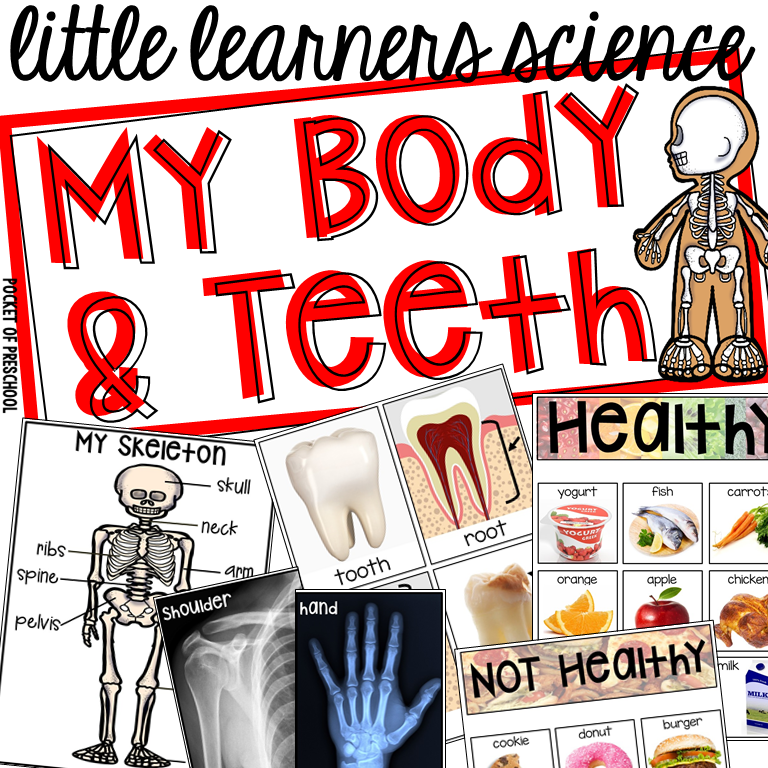 A study designed for preschool, pre-k, and kindergarten students to learn about their bodies and teeth