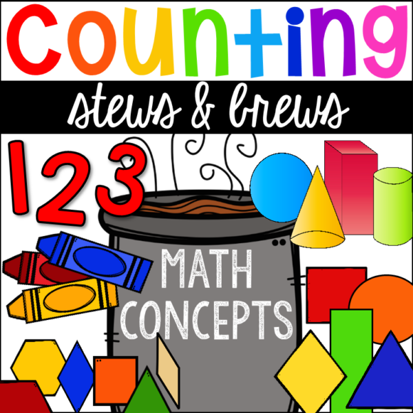 Counting stews and brews with a math twist for tons of math skills in a fun game for preschool, pre-k, and kindergarten students.