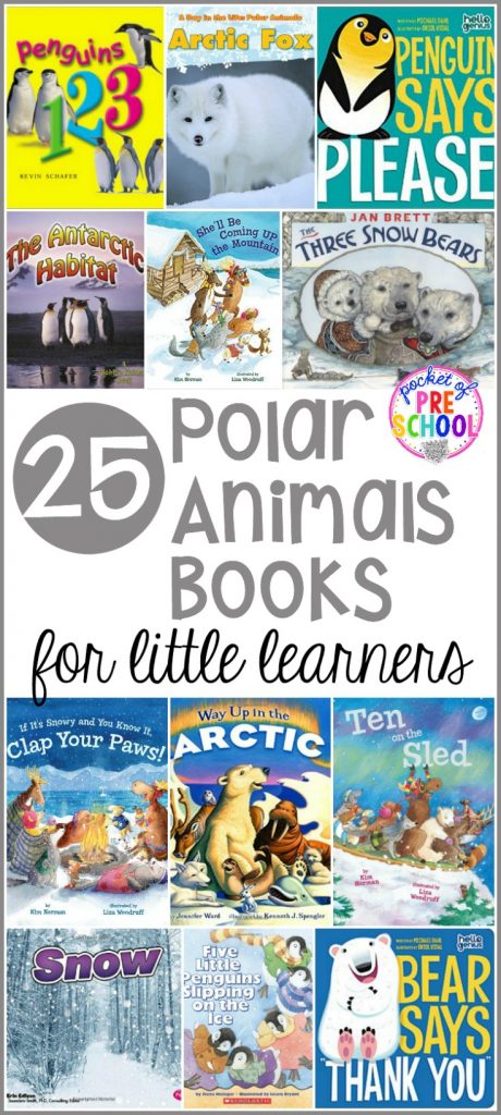 Polar Animals Books for Little Learners - Pocket of Preschool