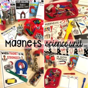 Explore magnets for preschool, pre-k, and kindergarten students with this science unit.