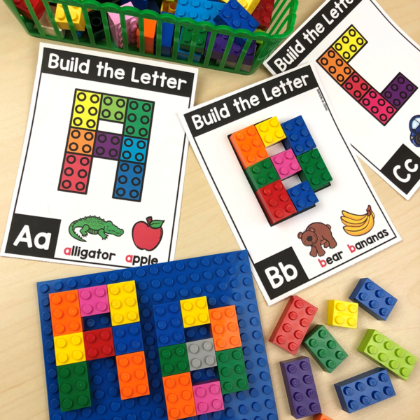 Build letters with these hands-on alphabet mats for preschool, pre-k, and kindergarten students.