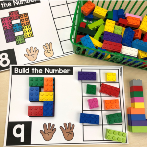 Build numbers with these hands-on number mats for preschool, pre-k, and kindergarten students.