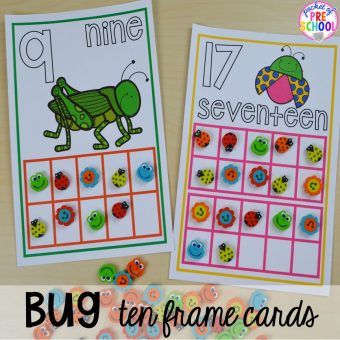 Bug Centers and Activities - Pocket of Preschool