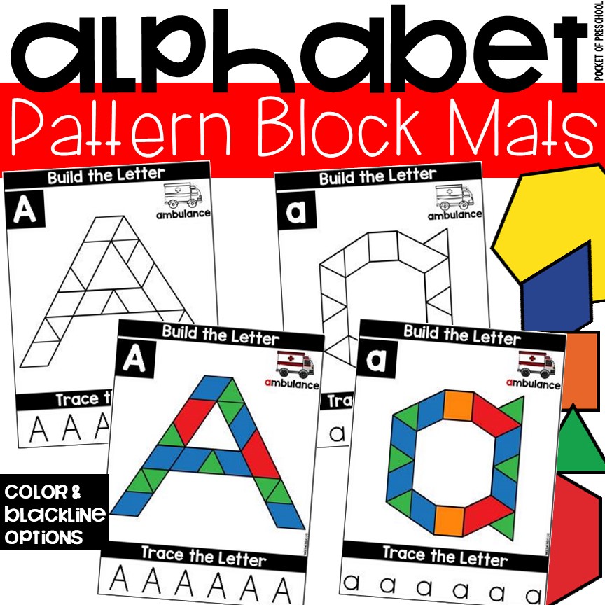 Alphabet Building Blocks, Alphabet Letters Blocks