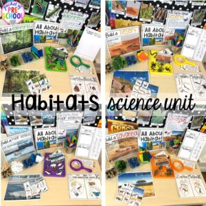 Explore habitats for preschool, pre-k, and kindergarten students with this science unit.