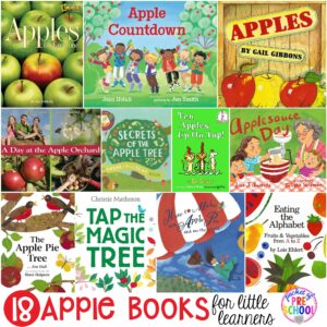 Apple Books for Little Learners - Pocket of Preschool