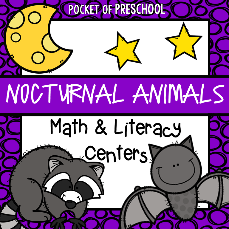 Nocturnal Animals Activities and Centers for Little Learners - Pocket of  Preschool