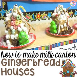 Tips and tricks to make amazing gingerbread houses out of milk cartons!