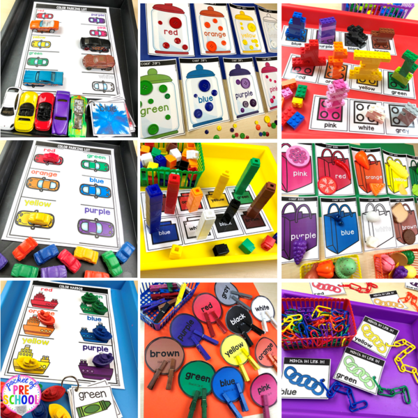 Explore colors with your preschool, pre-k, and kindergarten students with this complete math unit.