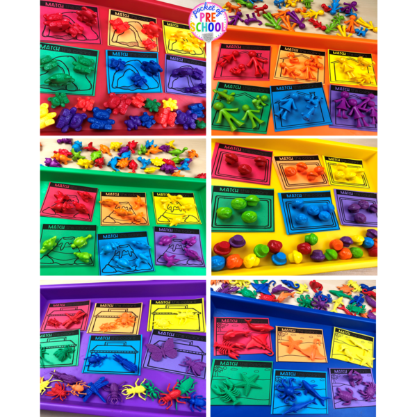 Explore colors with your preschool, pre-k, and kindergarten students with this complete math unit.