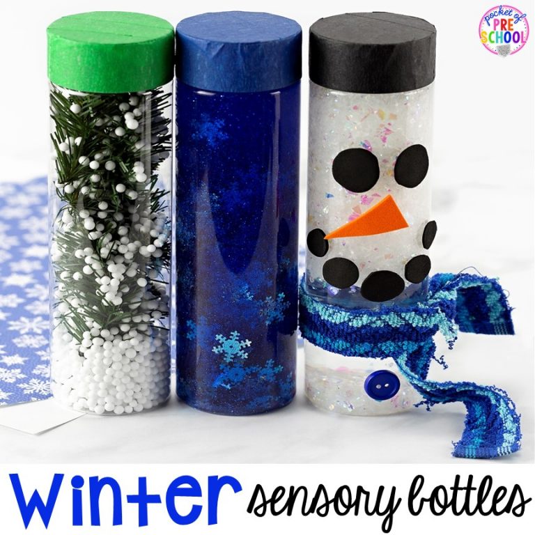 Winter Sensory Bottles