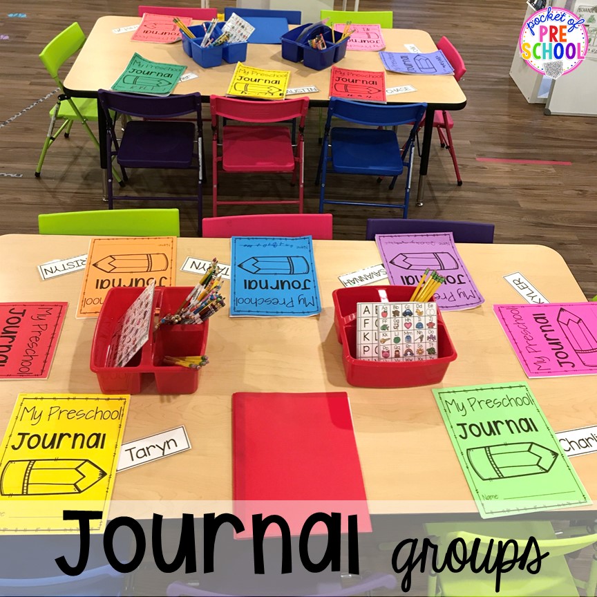 How to implement journal time and journal time ideas for little learners (preschool, pre-k, kindergarten) #prechool #prek #kindergarten #journals