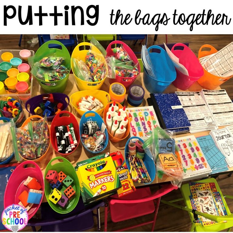 Take Home Learning Bags - Pocket of Preschool