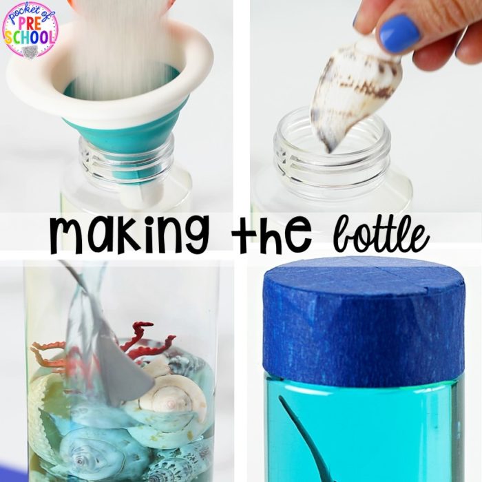 Summer Sensory Bottles - Pocket of Preschool