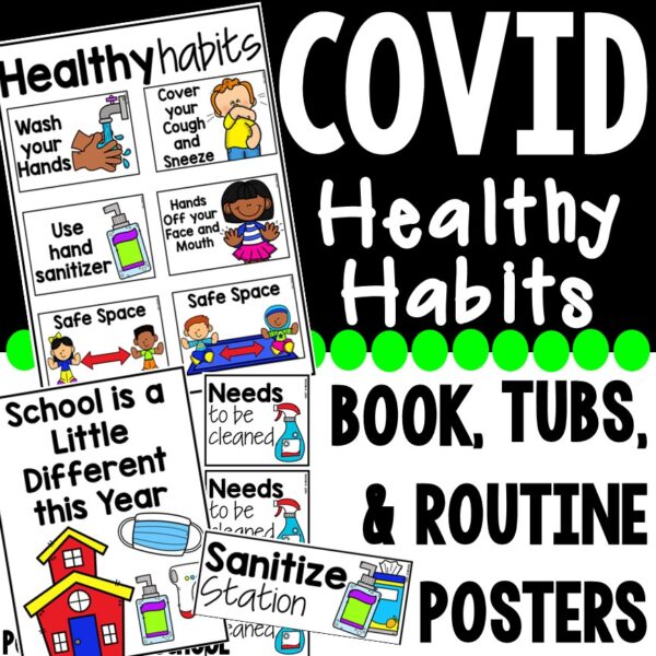 COVID Healthy Habits - Posters, Social Story, and Visuals