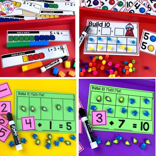 Introduce addition and subtraction to your preschool, pre-k, and kindergarten students.
