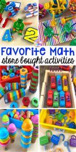 Favorite hands-on math activities and store bought games for preschool and pre-k. Plus a Lakeshore coupon code!