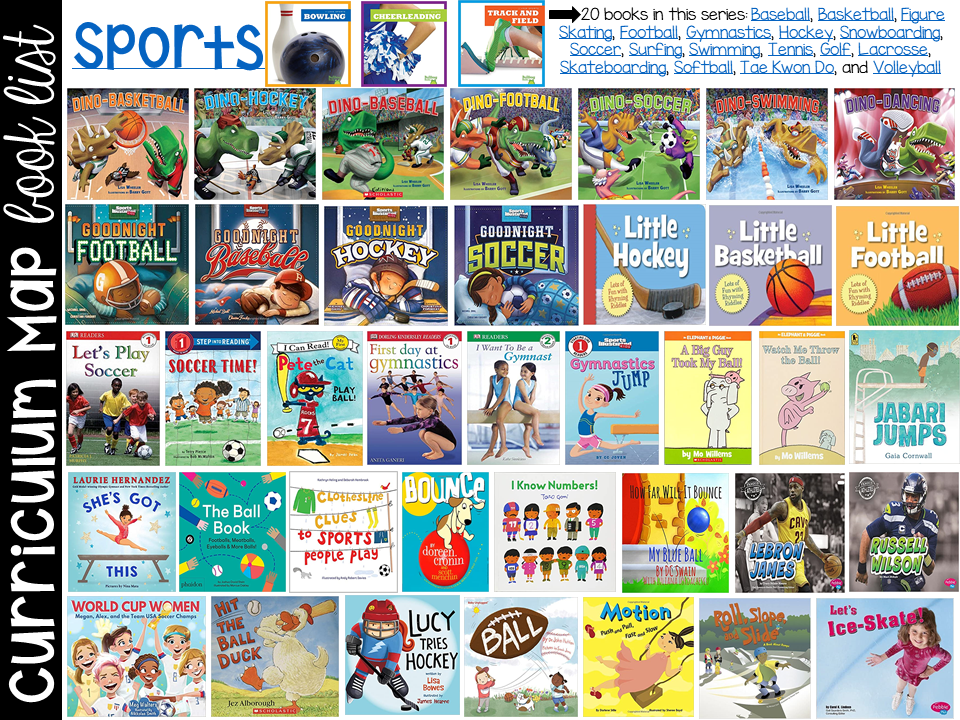 Sports Books for Little Learners - Pocket of Preschool