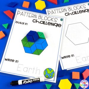 Help preschool, pre-k, or kindergarten students develop fine motor skills with these Earth Day themed fine motor mats.