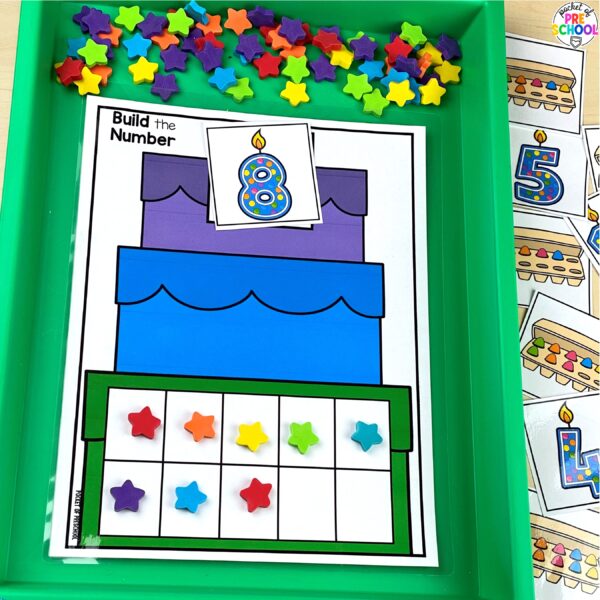 Nursery Rhymes counting activity plus 15 more nursery rhyme activities for your preschool, pre-k, and kindergarten students.