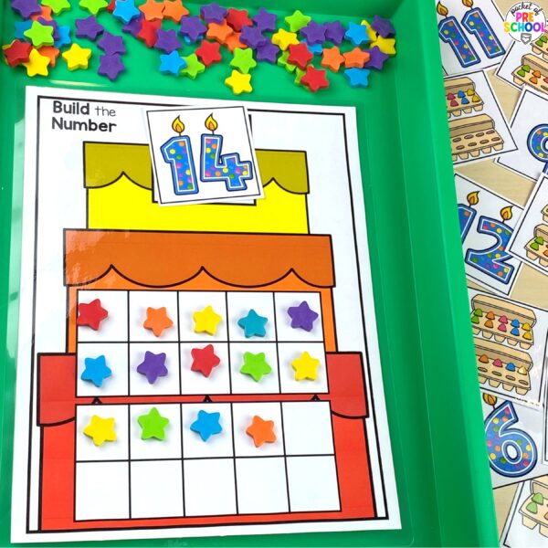 Nursery Rhymes counting activity plus 15 more nursery rhyme activities for your preschool, pre-k, and kindergarten students.