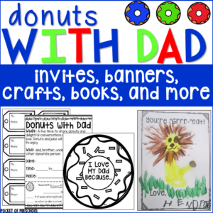Have a fantastic dad event at your preschool, pre-k, or kindergarten with this complete unit.
