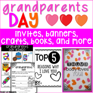 Have a fantastic grandparent event at your preschool, pre-k, or kindergarten with this complete unit.