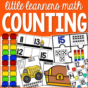 Counting book list for preschool, pre-k, and kindergarten. Perfect for a counting or number unit. #numberunit #booklist #childrensbooklist #countingunit