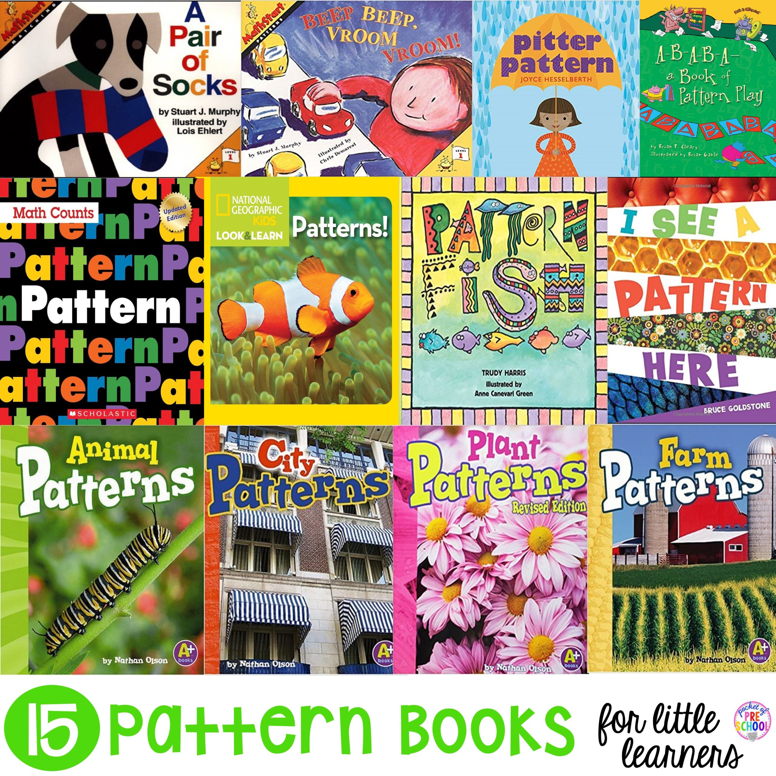 Patterns Book List For Little Learners Pocket Of Preschool