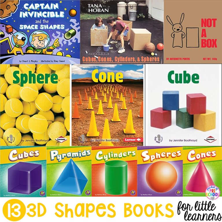 13 3D Shape Books for Little Learners