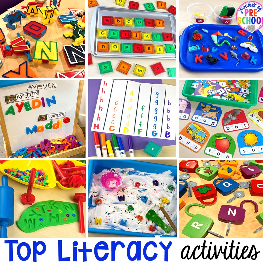 My favorite Lakeshore literacy activities