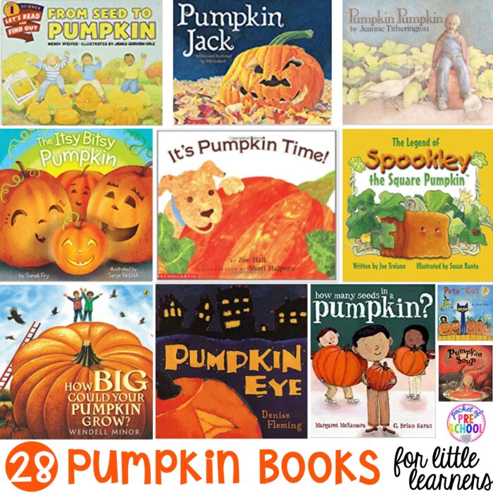 28 Pumpkin Books for Little Learners - Pocket of Preschool