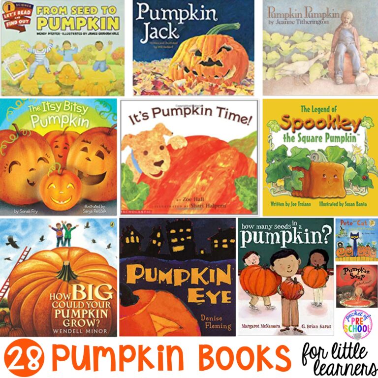 28 Pumpkin Books for Little Learners