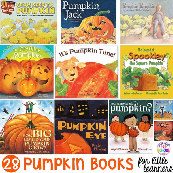 28 Pumpkin Books for Little Learners - Pocket of Preschool