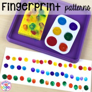 Fingerprint patterns plus tons of all about me activities for back to school. Perfect for preschool, pre-k, or kindergarten. #allaboutme #diversity #backtoschool