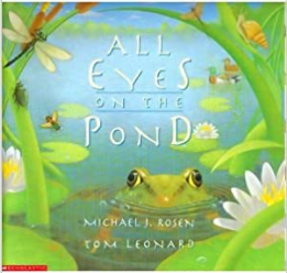 Pond book list for preschool, pre-k, and kindergarten. The perfect resources for a pond life unit or outdoor theme! #pondlifeunit #outdoortheme #booklist #childrensbooklist