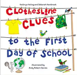clothesline clues to the first day of school
