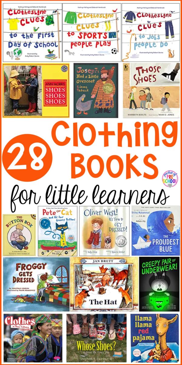 28 Clothing Books for Little Learners - Pocket of Preschool