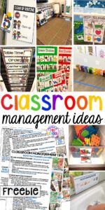 Classroom management tips for preschool, pre-k, and kindergarten. How to set up systems, the classroom environment, and plan. #classroommanagement #preschool #prek #kindergarten