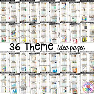 Fine motor journal ideas by theme! All about fine motor journals: how to implement, supplies, and tons of ideas! Use in preschool, pre-k, and kindergarten classrooms. #finemotorjournals #preschool #prek