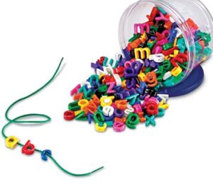 lowercase lacing beads