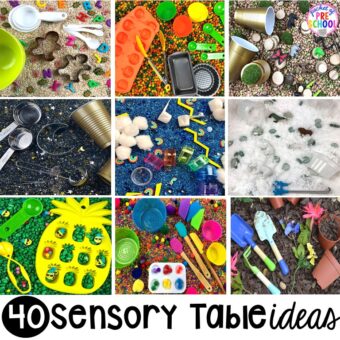 40 sensory table ideas - Pocket of Preschool