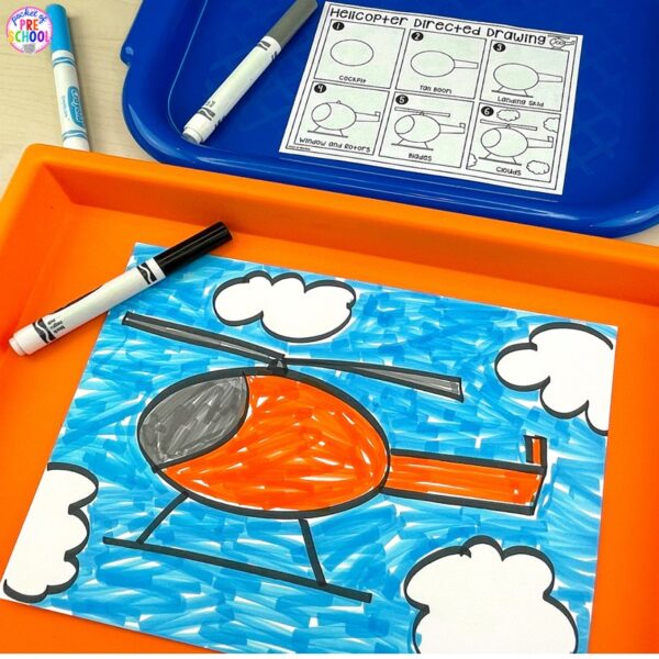 Practice fine motor skills and following directions with your preschool, pre-k, and kindergarten students.