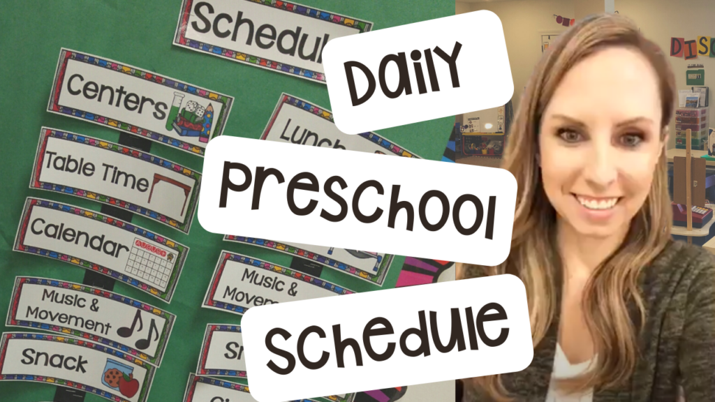 Learn all about my daily preschool schedule that I use and love in my classroom.