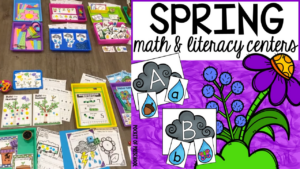 Check out the spring math and literacy unit designed for preschool, pre-k, and kindergarten students